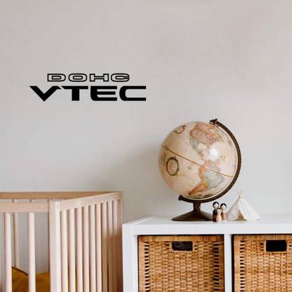 Xskin 29 cm Honda DOHC VTEC Wall Decals, Easy to Apply and Remove Self Adhesive Sticker