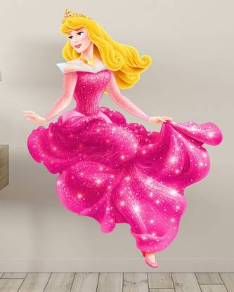 AK WALL STICKERS 60 cm CUTE PINK DOLL Self Adhesive Sticker