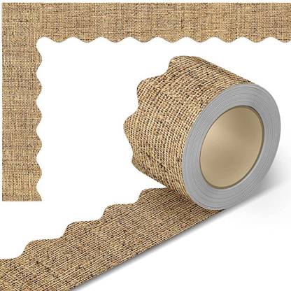 PROBEROS 8.3 cm 66ft Bulletin Board Border Trim Decorative Sticker Photo Frame Stickers Wall Self Adhesive Sticker