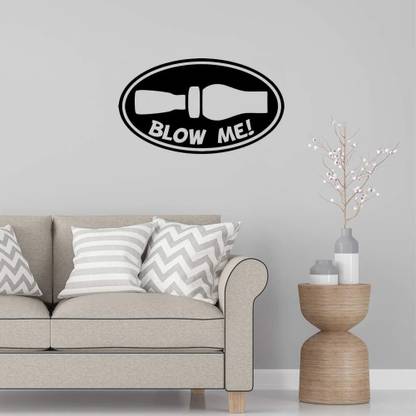 SnappyVinyl 29 cm Blow Me Duck Call Hunting Self Adhesive Sticker