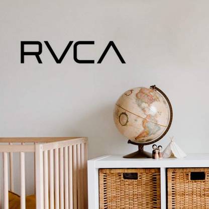 Xskin 29 cm RVCA Logo Wall Decals, Easy to Apply and Remove Self Adhesive Sticker