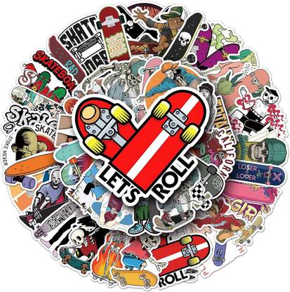 GRACIOUS MART 4 inch Summer Stickers for Water Bottles, Laptop Waterproof,Computer for Phone MacBook. Reusable Sticker