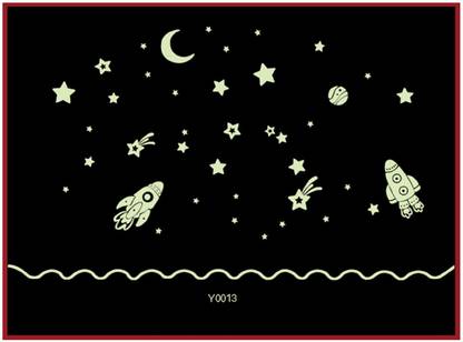 JAAMSO ROYALS 81.28 cm Glow in Dark Sticker Glow in the Dark Sticker