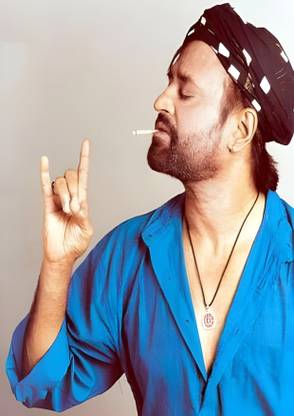 Dumdic 30 cm Styley Smoking Super Star Rajinikanth A4 Strong Self Adhesive Sticker