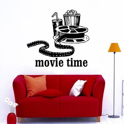 SnappyVinyl 42 cm Movies Cinema Self Adhesive Sticker