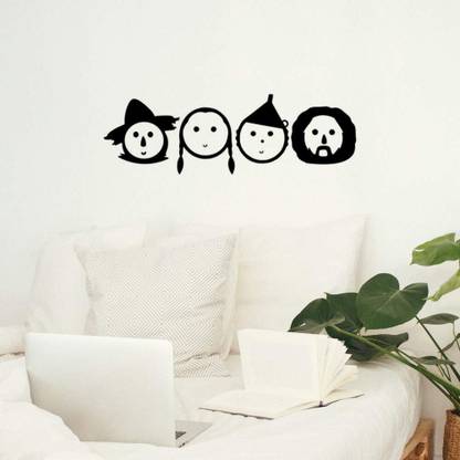 SnappyVinyl 29 cm Wizard of Oz Wall Decals, Easy to Apply Self Adhesive Sticker