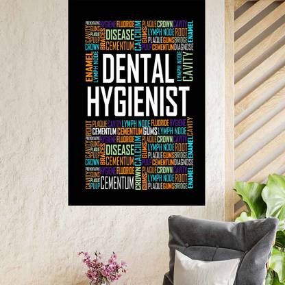 Emo 45.72 cm Dentist definition high resolution Wall Sticker For Clinic, Hospital 18x12Inc Self Adhesive Sticker