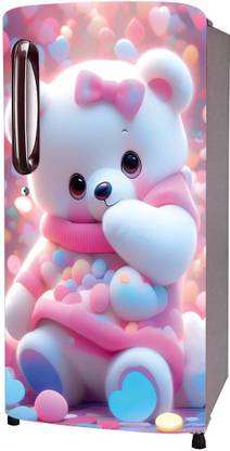 SDPRINTINGHUB 49 inch Fridge Single Door Wallpaper Sticker Wrap For Refrigerator (Size 24x99 inch) Self Adhesive Sticker