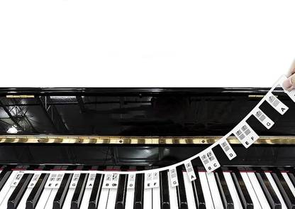 Climberty 39 cm Removable 61 Key Piano Keyboard Stickers Label Note Guide for Beginners Box Pack Self Adhesive Sticker
