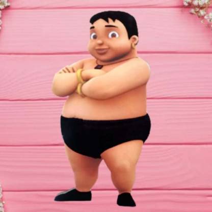 Partywala 44 inch Chhota Bheem Theme Cut Outs (Kalia) Reusable Sticker