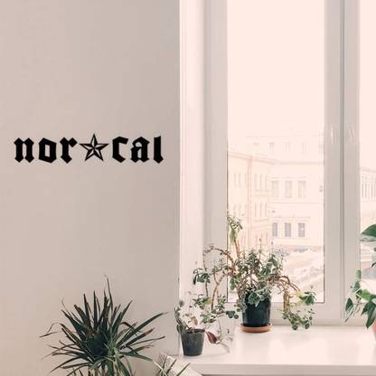 Xskin 29 cm Norcal Logo Wall Decals, Easy to Apply and Remove Self Adhesive Sticker