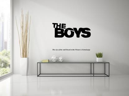 PEACOCKRIDE 60 cm The Boys I The Boys Meme I Wall Decal Self Adhesive Sticker