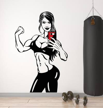 marvellous 80 cm m_selfiiegirlfitness Self Adhesive Sticker