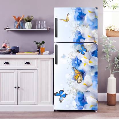 WallWear 160 cm F- White fool Butterfly Self Adhesive Sticker
