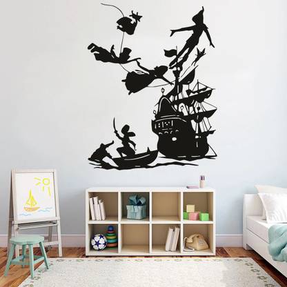 Xskin 42 cm Pirates Ship , Wall Stickers Home Decor Waterproof Wall Decals Self Adhesive Sticker