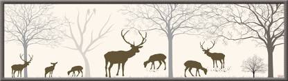 ZEN TREK 45 cm Canvas HD Printing BR076 Self Adhesive Sticker