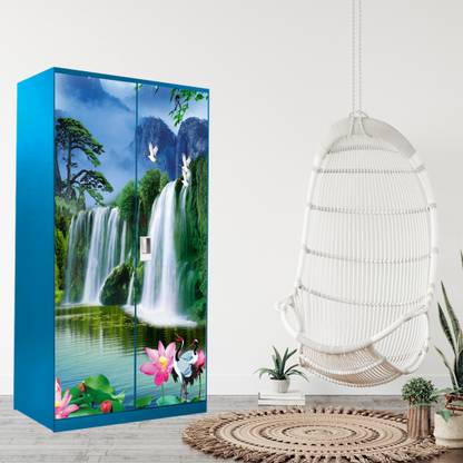 Decor1ders 213 cm Almira Wallpaper Stickers MountainWaterFallAlmira Wardrobe Sticker For Home Self Adhesive Sticker