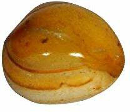 hoseki Yellow Onyx 76.6ct stone Regular Asymmetrical Crystal Stone