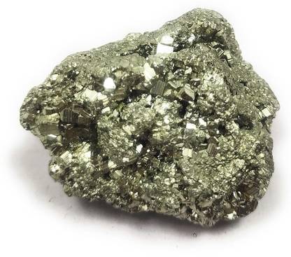 Shivalays Golden pyrite ROW Stone (100-110 Gram) Regular Angular Rock Stone