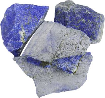 9dzine Crystal Lapis Lazuli Rough Raw Stone 250 Gm,Lapis Raw Gemstone for Vastu,Healing Polished Asymmetrical Crystal Stone