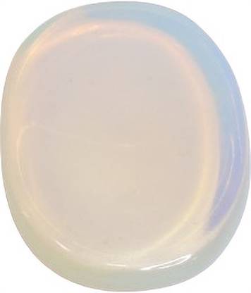 Maureen Natural Opalite Worry Stone | Oplaite Worry Stone for Meditate Regular Oval Crystal Stone