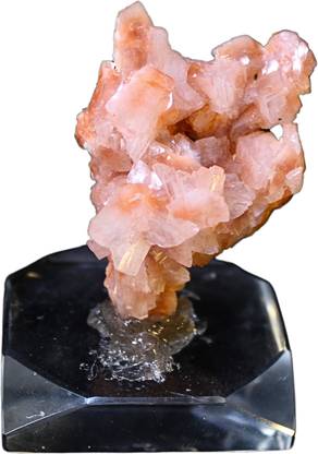 CFC Orange Heulandite & Stilbite Collective Crystals Good Luck for Home Office Decor Regular Round Quartz, Crystal Stone