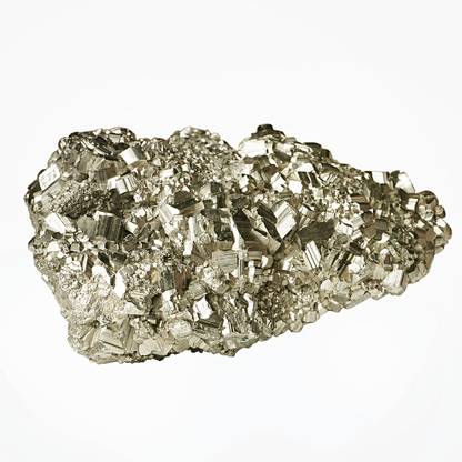 Shubhanjali Original Pyrite Cluster Stone Iron Pyrite Cluster Druzy Stone For Vastu 15-20 Gm Decorative Showpiece  -  2 cm
