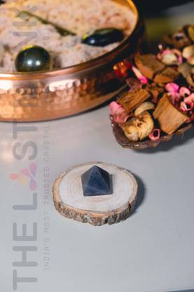thelastmonk Grey Agate Pyramid: Balance and Stability in Elegant Form Regular Angular, Asymmetrical, Oval, Rectangular, Round, Square Crystal Stone