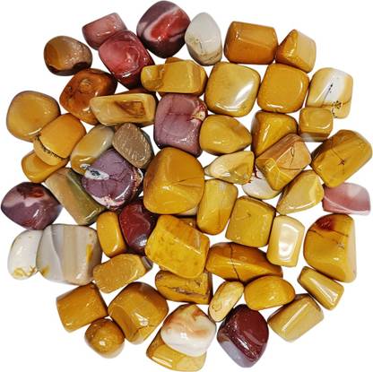 9dzine Mookaite Jasper Tumble Gemstone 200 Gm ,Crystal Mookaite Jasper Stone for Vastu Polished Asymmetrical Crystal Stone