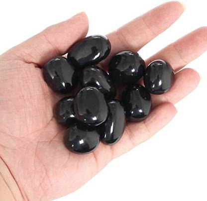 Multiagate Obsidian Tumbled Stones for Wicca, Reiki, and Energy Crystal Healing, Crushed Polished Asymmetrical Crystal Pebbles