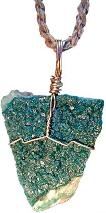 CJ Company Green Apophyllite Stilbite Heulandite Quartz Crystal Crystal Locket Pendant Regular, Polished Round Quartz, Crystal Stone