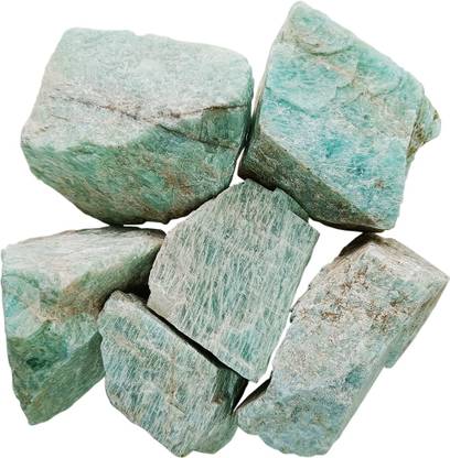 9dzine Amazonite Raw Stone 1 Kg Natural Rough Amazonite Chunk Rock Raw Gemstone Regular Asymmetrical Crystal Stone