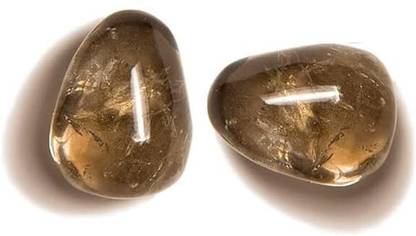 Divinity Crystals Smoky Quartz Original Power Crystal Tumble For Manifestation, Healing Regular Round Quartz Stone