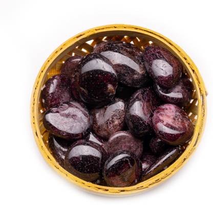 Plus Value premium-garnet-tumbled-basket Regular Asymmetrical Crystal Pebbles