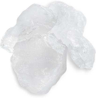 SOLAVA Natural Clear Quartz Crystal - Original Certified for Anxiety, Stress, Good Luck Regular Asymmetrical Crystal Stone