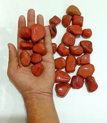 SRco Red 15-30mm Polished Round Rock Stone