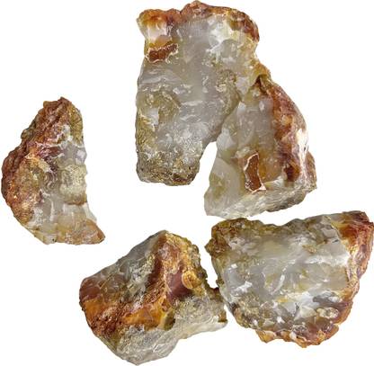 Shubhanjali Natural Red Carnelian Rough Raw Stone 200 Grams Regular Asymmetrical Crystal Stone