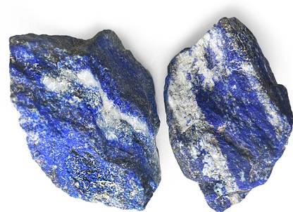 SOLAVA Raw Lapis Lazuli Crystal Stone for Communication, Throat Chakra, and Good Luck Regular Asymmetrical Crystal Stone