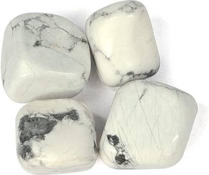 Divinity Crystals Howlite Tumble Stone Raw Rough Stone for Reiki Healing and Crystal Healing Regular Square Crystal Stone