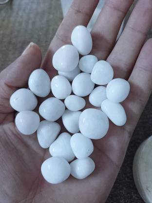 SRco WPPA815 Polished, Carved, Regular Round Flint, Quartz Stone