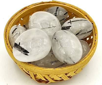 Plus Value 8263HKZP Polished Oval, Asymmetrical Crystal Pebbles