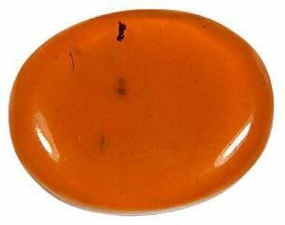 hoseki Natural Amber stone Regular Oval Crystal Stone