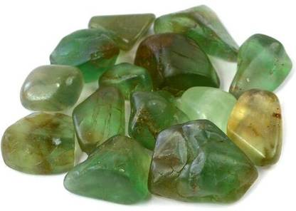 REIKI CRYSTAL PRODUCTS Natural Green Flourite Rough, Raw Stone 100 Grams, Green Flourite Raw Stones Polished Asymmetrical Crystal Stone