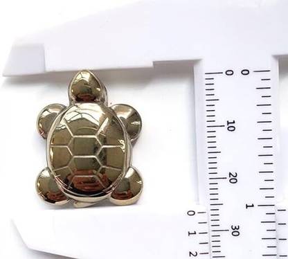 DivinityHealing Gold Pyrite Crystal Tortoise Pocket Stone, Crystal Healing Stone Polished Angular Crystal Stone