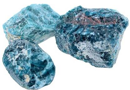 DivinityHealing Natural Blue Apatite Raw Crystal Stones for Meditation, Healing & Feng Shui Regular Rectangular Crystal Stone