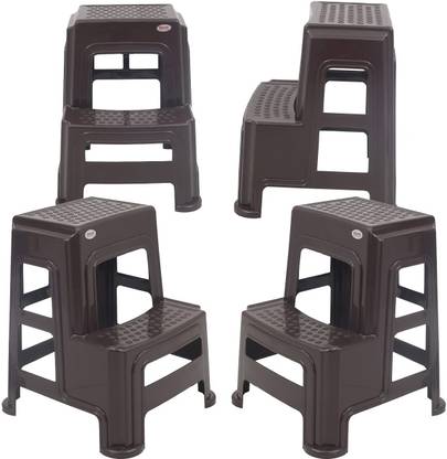 Furniture Yard Supreme Multi-Purpose Stepper Stool for Home Kitchen Office Bathroom Use Living & Bedroom Stool