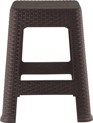 KUBER INDUSTRIES Multiuses Strong, Lightweight Plastic Sitting Stool for Indoor/Outdoor Use | Outdoor & Cafeteria Stool