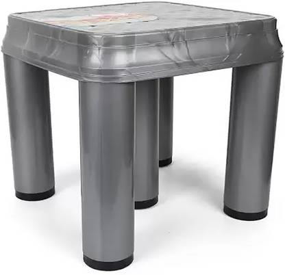 Randal Plastic Orchid Stool for Bathroom & Kitchen & Office ( Grey ) Hospital/Clinic Stool