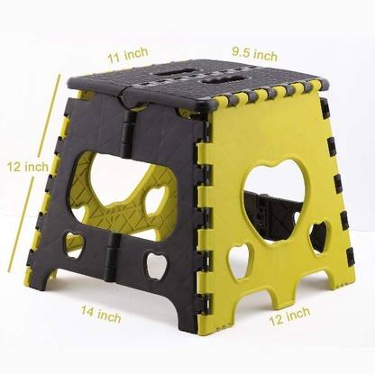 Onpoint Trading SB-PL-S-12"-Yellow Living & Bedroom Stool