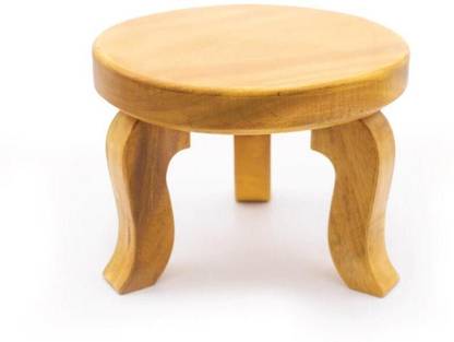 Soulveda Jackfruit Wood Mukkali Manai Abhisheka Peeta/ Traditional Mukkali Stool / Puja Stand Stool